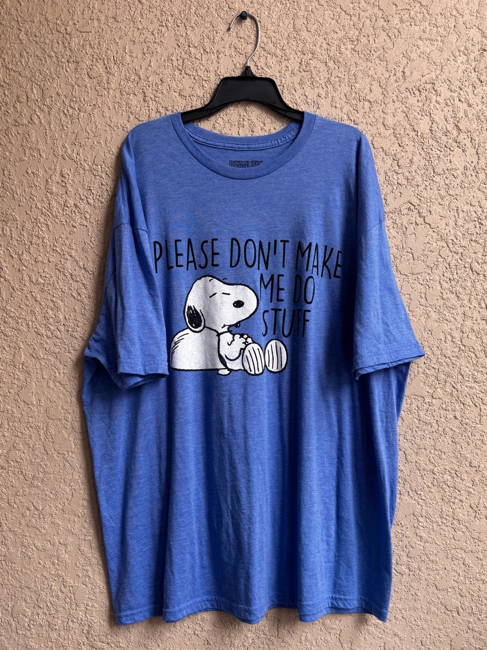 Peanuts Blue Snoopy Graphic Dog Tee